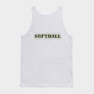 It's Softball Season - Ball Pattern Tank Top